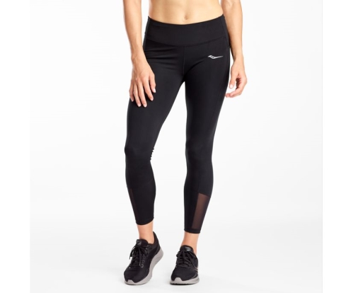Tenis Saucony Fortify 7/8 Tight Mujer Bottoms Ropa Negras México MX-084-NH
